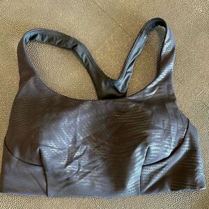 Lululemon Wunder Train Bra Foil size 6